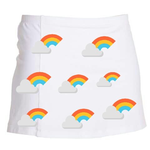 Marilyn Desgin rainbow hockeyrokje