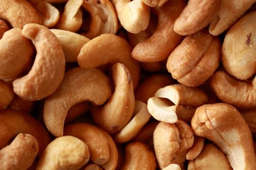 Cashewnoten Gebrand, Gezouten