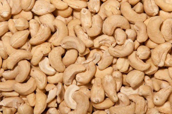 Cashewnoten, rauw, ongezout