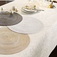 Samba placemat rond met glansgaren