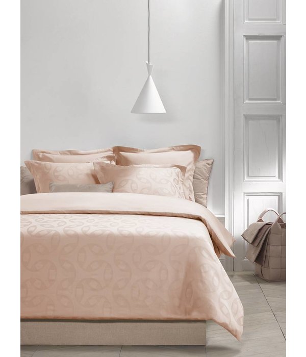 De Witte Lietaer dekbedovertrekset Motion peach / pink 220 TC, 200x220 cm