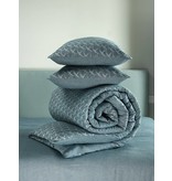 De Witte Lietaer flanellen dekbedovertrekset Birds pagoda blue flanel, 140x220 cm