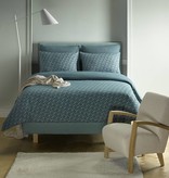 De Witte Lietaer flanellen dekbedovertrekset Birds pagoda blue flanel, 140x220 cm