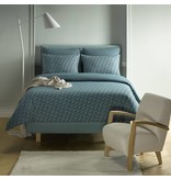 De Witte Lietaer Birds pagoda blue flanel, 140x220 cm