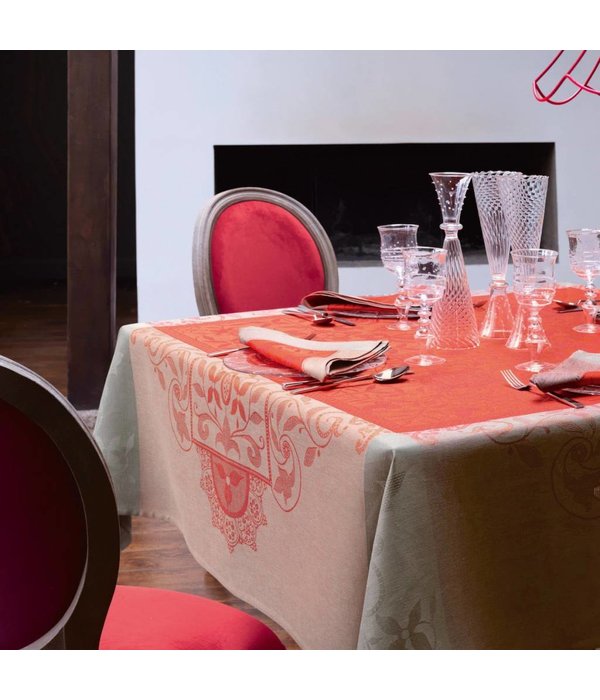 Le Jacquard Français Venezia cornelian servetten