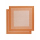 theedoek Pied de Poule orange