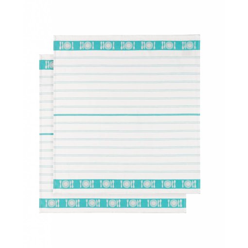 De Witte Lietaer theedoek BML aqua
