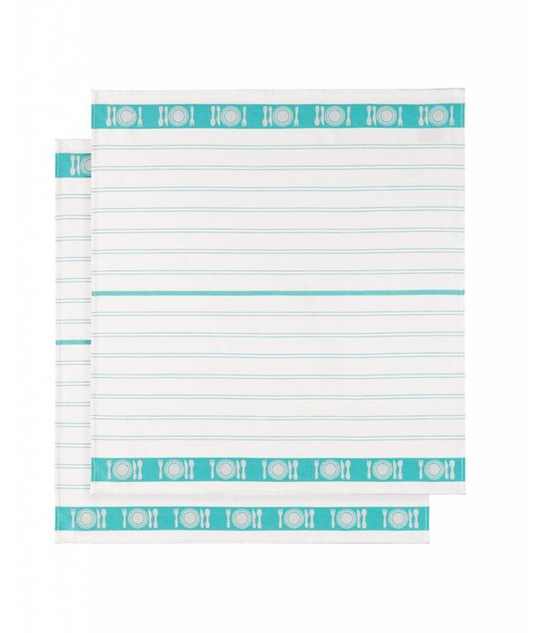 De Witte Lietaer theedoek BML aqua