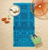 Le Jacquard Français Strandlaken Santorin turquoise