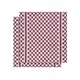 Groom theedoek fuchsia