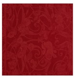 Le Jacquard Français rood tafellaken Tivoli velvet, 100% gekamd linnen