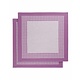 theedoek Pied de Poule fuchsia (aubergine)
