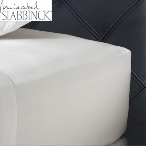 Mirabel Slabbinck hoeslaken 31-35 cm hoog katoen satijn elastiek Pella 300TC