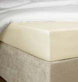 De Witte Lietaer hoeslaken percale katoen Bumblebee ivory, matras tot 20 cm hoog