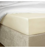 De Witte Lietaer hoeslaken percale katoen Bumblebee ivory, matras tot 20 cm hoog