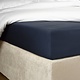 hoeslaken percale katoen Bumblebee marine ink, matras tot 20 cm hoog