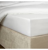 De Witte Lietaer hoeslaken percale katoen Bumblebee white, matras tot 20 cm hoog