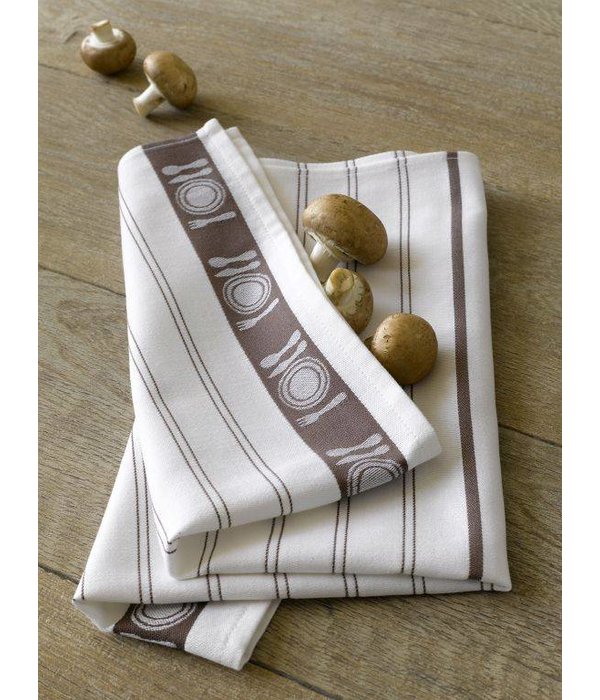 De Witte Lietaer theedoek BML champignon (ash)