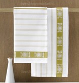 De Witte Lietaer theedoek BML yellow green