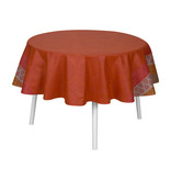 Le Jacquard Français Bastide red pepper, gecoat tafellinnen