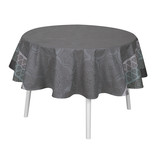 Le Jacquard Français Bastide grey, gecoat tafellinnen