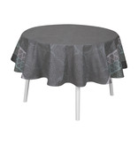 Le Jacquard Français Bastide grey, gecoat tafellinnen