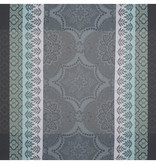 Le Jacquard Français Bastide grey, gecoat tafellinnen