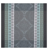Le Jacquard Français Bastide grey, gecoat tafellinnen