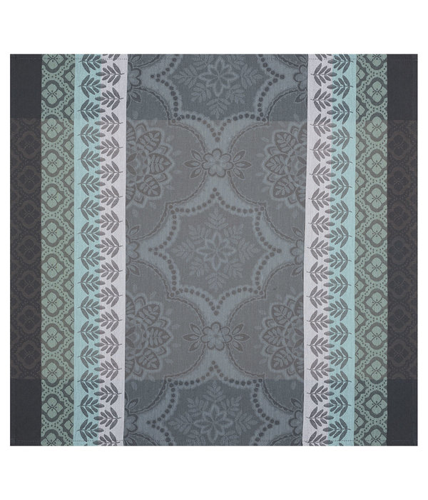 Le Jacquard Français Bastide grey, gecoat tafellinnen