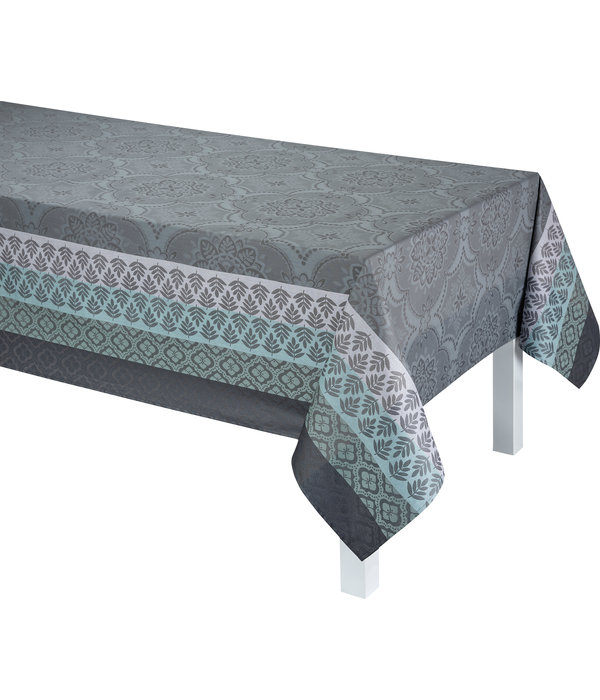 Le Jacquard Français Bastide grey, gecoat tafellinnen