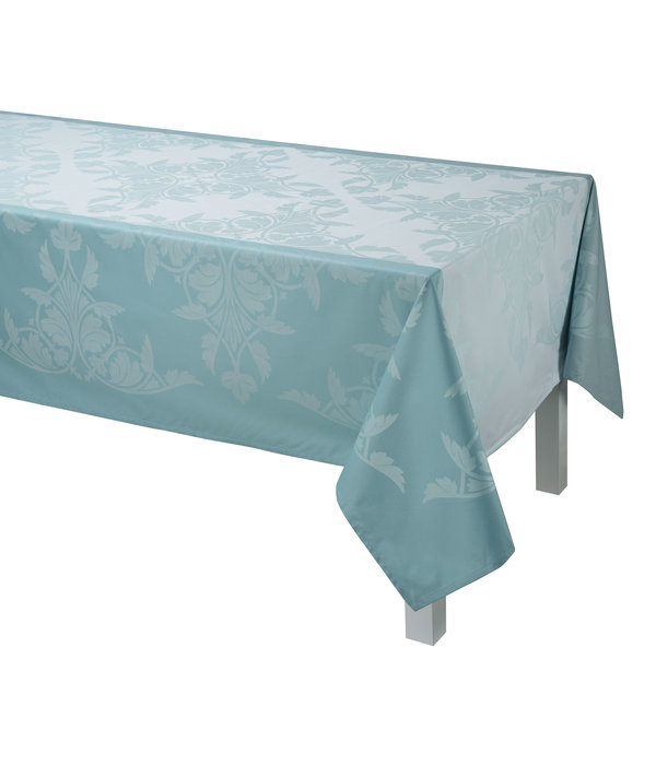 Le Jacquard Français gecoat tafellinnen Syracuse aqua