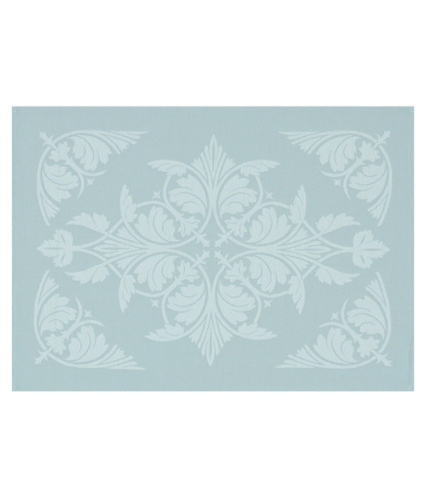 Le Jacquard Français gecoat tafellinnen Syracuse aqua