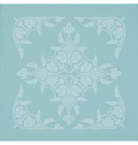 Le Jacquard Français gecoat tafellinnen Syracuse aqua