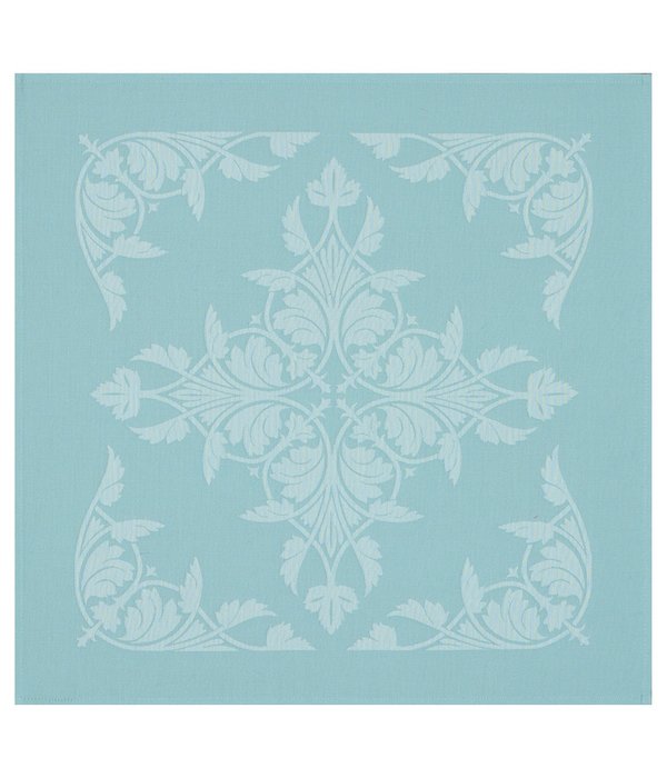 Le Jacquard Français gecoat tafellinnen Syracuse aqua