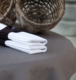 De Witte Lietaer Puntos tafellinnen in zwart