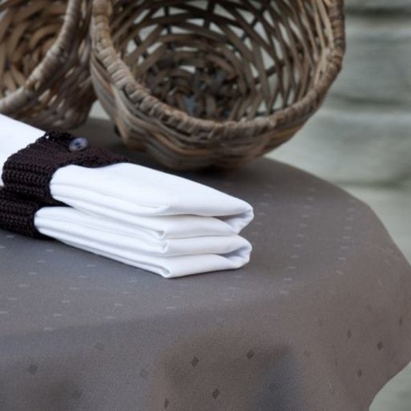 Puntos tafellinnen in zwart