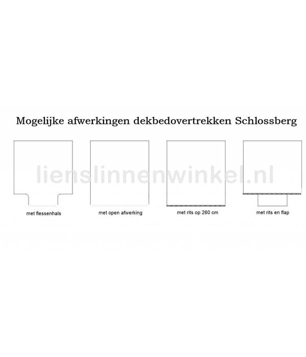 Schlossberg Uni Micromodal blanc (wit) 300TC