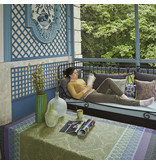 Le Jacquard Français Bastide olive, gecoat tafellinnen