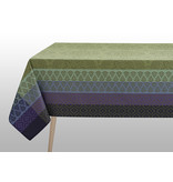Le Jacquard Français Bastide olive, gecoat tafellinnen