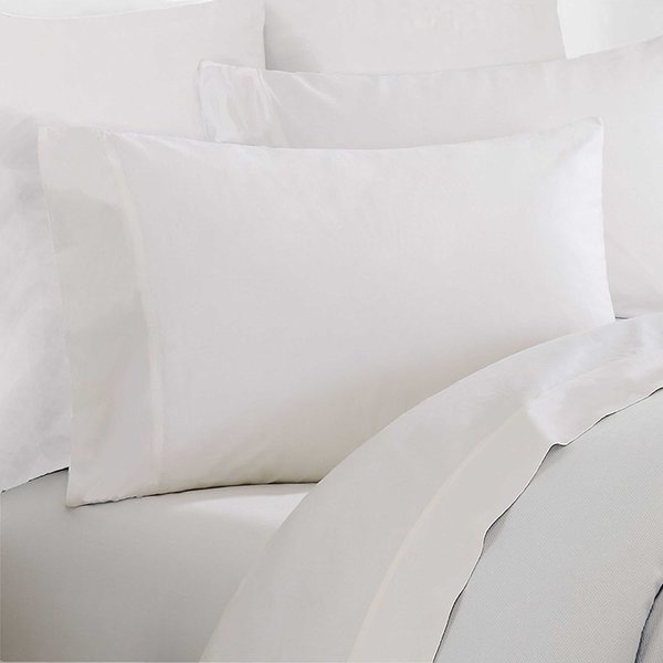 flanellen lakenset Willow white, éénpersoons