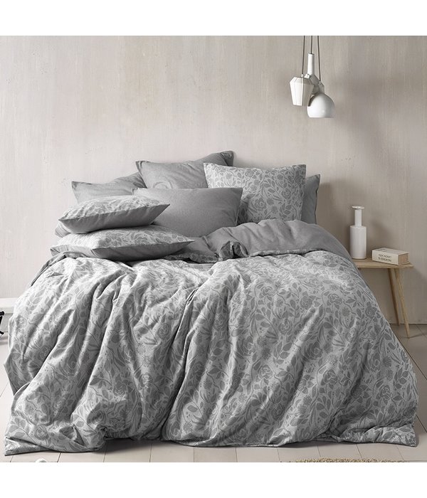 De Witte Lietaer Lea natural grey flanel Lea natural grey flanel 140x220 cm