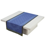 Le Jacquard Français blauw tafellinnen Jardin d'Orient blue 175x250 cm