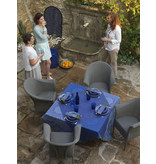 Le Jacquard Français blauw tafellinnen Jardin d'Orient blue 175x250 cm