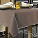tafellaken linnenlook bruin / walnut Gibson, vanaf