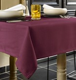 De Witte Lietaer tafellaken Gibson grape wine, linnenlook aubergine / burgundy
