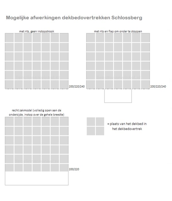 Schlossberg Uni Noblesse 300TC Zwitsers satijn