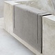 Excellence grijze badmat steel grey,  in 3 maten, vanaf