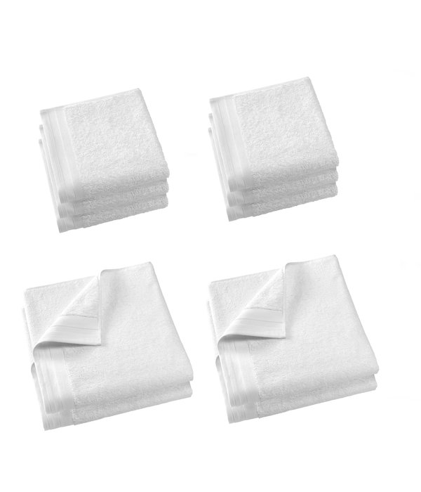 De Witte Lietaer witte handdoeken badlijn Excellence white