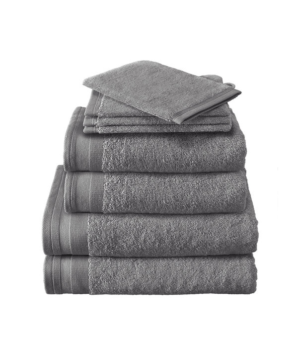 De Witte Lietaer grijze handdoekenlijn Excellence steel grey