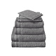 grijze handdoekenlijn Excellence steel grey
